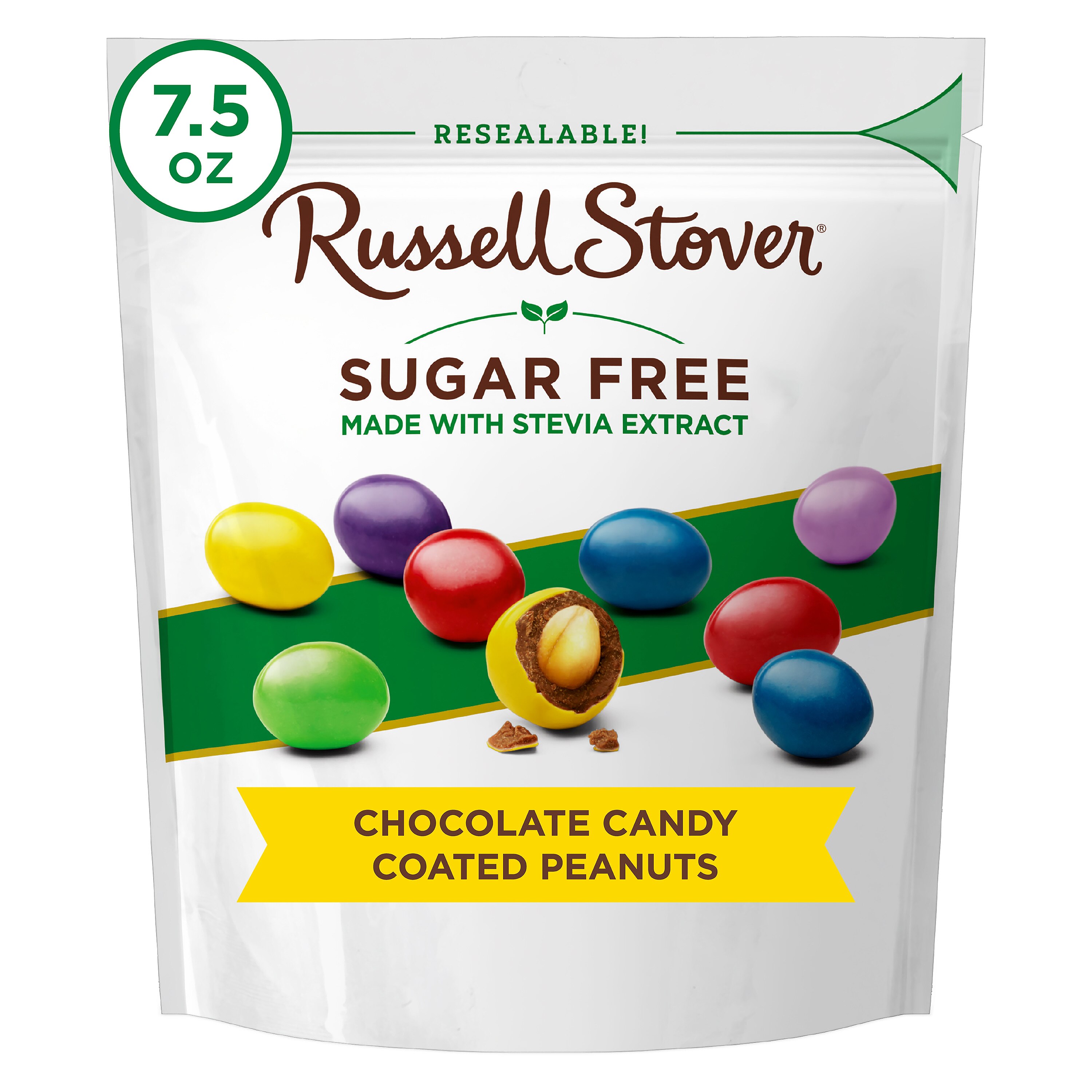 Russell Stover Sugar Free Candy Coated Peanuts, 7.5 Oz , CVS