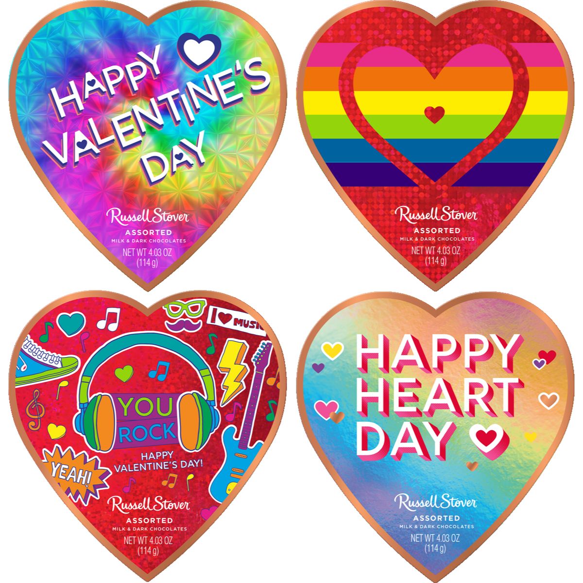 Russell Stover Assorted Tween Heart