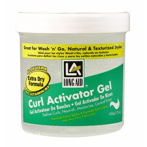 Long Aid Curl Activator Gel Extra Dry Formula, 15 OZ