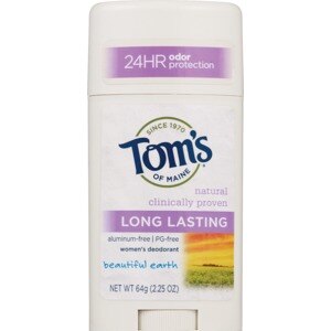  Tom's of Maine Long Lasting Deodorant Stick Soothing Beautiful Earth 2.25 OZ, 6 CT 