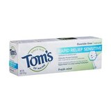 Tom's Of Maine Rapid Relief Sensitive Natural Fluoride-Free Toothpaste, Fresh Mint, thumbnail image 2 of 3