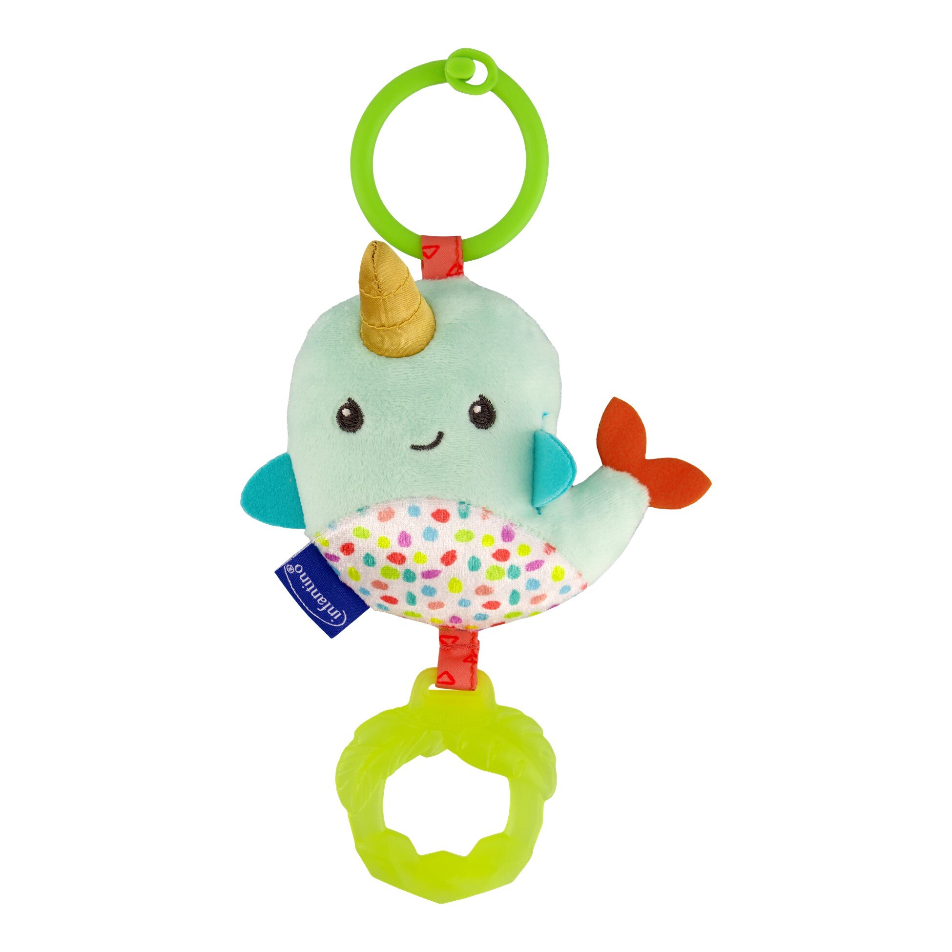 Infantino Chime & Go Tag Along Pal- Narwhal , CVS