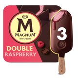 Magnum Double Raspberry Ice Cream Bars Frozen Dessert, 3 ct, thumbnail image 3 of 7