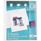 Avery Classic 12-Pocket Presentation Book, White, thumbnail image 1 of 1