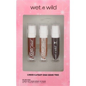 Wet n Wild Liquid Catsuit High Shine Lip Trio Gift Set