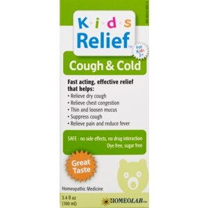 Homeolab Kids Relief Cough & Cold Formula - 3.4 Oz , CVS