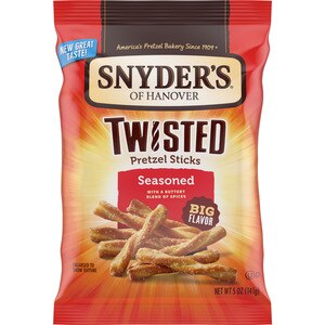 Snyder's of Hanover Seasoned Twisted Pretzel Sticks, 5 OZ