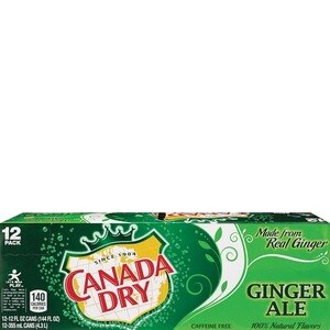 Canada Dry Ginger Ale Can 12 OZ, 12CT