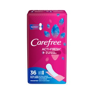 Carefree Acti-Fresh Extra Long Panty Liners To Go