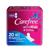 Carefree Acti-Fresh Panty Liners To Go, Unscented, Regular, thumbnail image 1 of 4