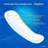 Stayfree Classic Pads without Wings, Super Long, 22 CT, thumbnail image 3 of 3