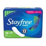 Stayfree Maxi Pads with Wings, Super, thumbnail image 1 of 3