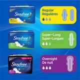 Stayfree Ultra Thin Long Pads With Wings Super Absorbency, thumbnail image 4 of 5