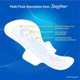 Stayfree Ultra Thin Pads with Wings, Overnight, thumbnail image 3 of 5