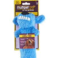 Multipet Loofa Dog Toy, Medium Size, Assorted Colors