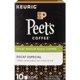 Peet's Coffee Decaf Especial K-Cup Pods, 10 ct, thumbnail image 1 of 2