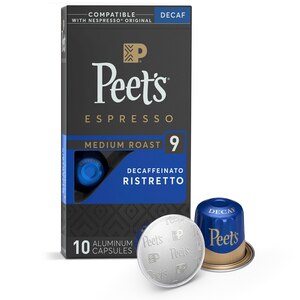 Peet's Coffee Peet's Espresso Ristretto Decaffeinato Medium Roast Capsules, 10 Ct , CVS