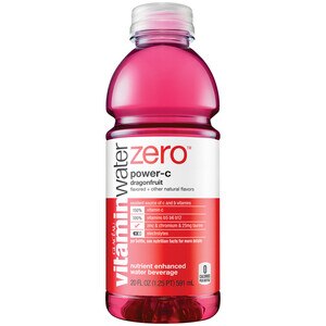 Vitaminwater Zero Power C Dragonfruit Electrolyte Enhanced Water With Vitamins, 20 Fl Oz - 20 Oz , CVS