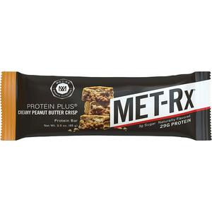 MET-Rx - Barra de proteínas Creamy Peanut Butter Crisp