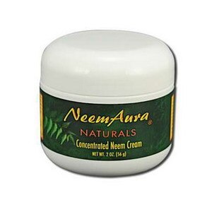 Neem Aura Naturals Neem Creme with Aloe and Neem Oil, 2 OZ