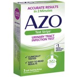 AZO Urinary Tract Infection (UTI) Test Strips, Clinically Tested, 3ct, thumbnail image 3 of 8