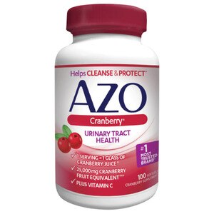 AZO Urinary Tract Health Dietary Supplement, Cranberry Softgels, 100 Ct , CVS