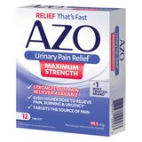 AZO Urinary Pain Relief, Maximum Strength Tablets, 12 CT, thumbnail image 4 of 7