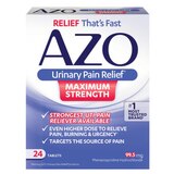 AZO Urinary Pain Relief, Maximum Strength Tablets, 12 CT, thumbnail image 1 of 7