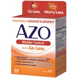 AZO Bladder Control with Go-Less Daily Supplement, Capsules, 54ct, thumbnail image 4 of 9
