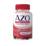 AZO Urinary Tract Health Dietary Supplement, Cranberry Gummies, 72 CT, thumbnail image 1 of 8