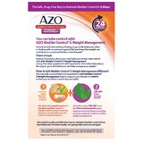 Azo Bladder Control Weight Management Capsules, 48 CT, thumbnail image 2 of 7