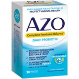 AZO Complete Feminine Balance, Daily Probiotics Capsules, 30 CT, thumbnail image 3 of 9
