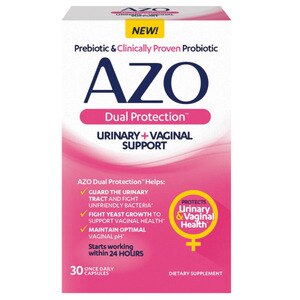 Azo Dual Protection Urinary & Vaginal Support, 30 Ct , CVS