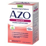 AZO Boric Acid Vaginal Suppositories, 30 CT, thumbnail image 4 of 9