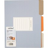 Caliber File Folder Set (Letter Size) Assorted Styles, 6 CT, thumbnail image 1 of 6