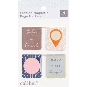 Caliber Magnetic Page Markers, 4 Ct , CVS