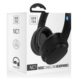 GENTEK NC1 Noise Cancelling Headphones, Black, thumbnail image 3 of 4