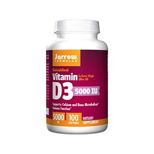 Jarrow Formulas Vitamin D3 Softgels 5000 Iu 100ct With