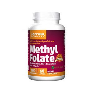  Jarrow Formulas Methyl Folate Capsules 400mcg, 60CT 