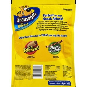 Snausages In a Blanket Beef /& Cheese Flavour Dog Snacks 196g