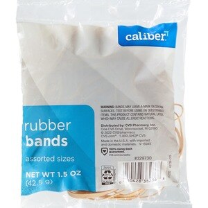 Caliber Rubber Bands Natural Colors - 1.5 Oz , CVS