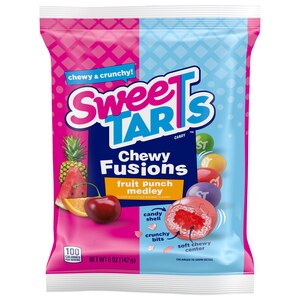 Sweetarts Chewy Fusions Fruit Punch Medley Candy, 5 oz
