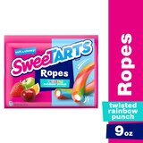 SweeTARTS Twisted Rainbow Punch Ropes Laydown Bag, 9 oz, thumbnail image 2 of 7