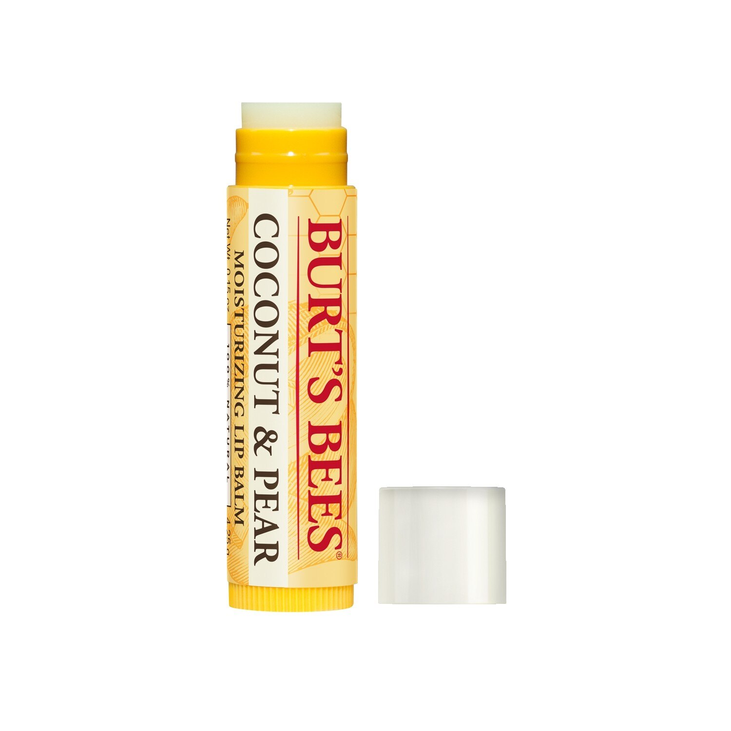 Burt's Bees Natural Lip Balm Coconut, 0.15 OZ