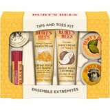 Burt's Bees Tips and Toes Gift Set, Hand Cream, Foot Cream, Cuticle Cream, Hand Salve, Lip Balm, thumbnail image 1 of 6
