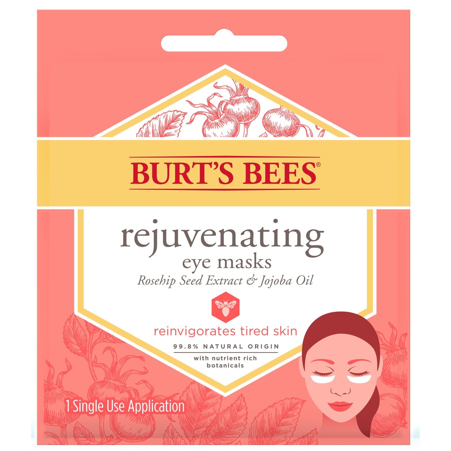 mask eye single rejuvenating burt bees use cvs 1pr ea