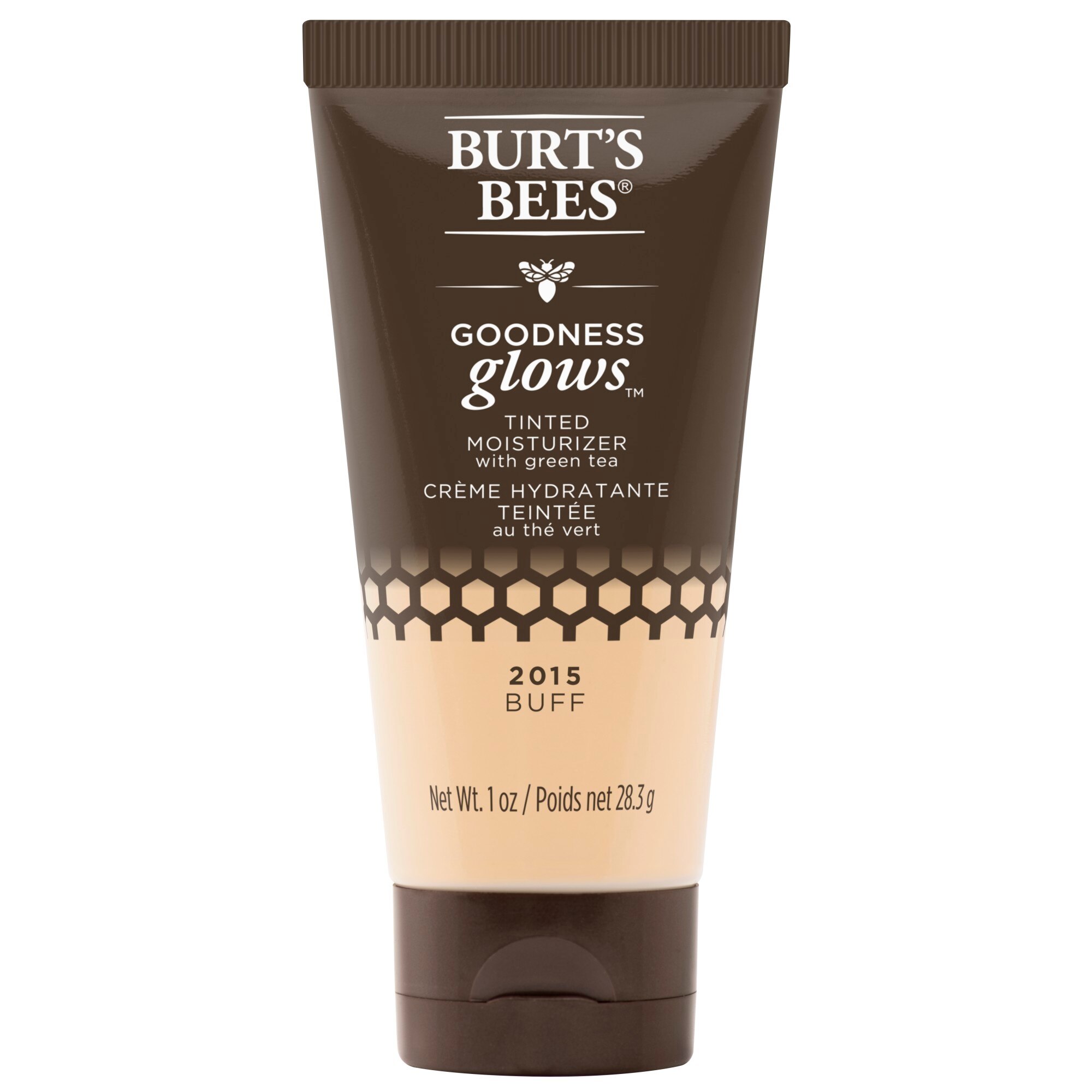 Burt's Bees Goodness Glows Tinted Moisturizer, Rich In Antioxidants, Buff - 1 Oz , CVS