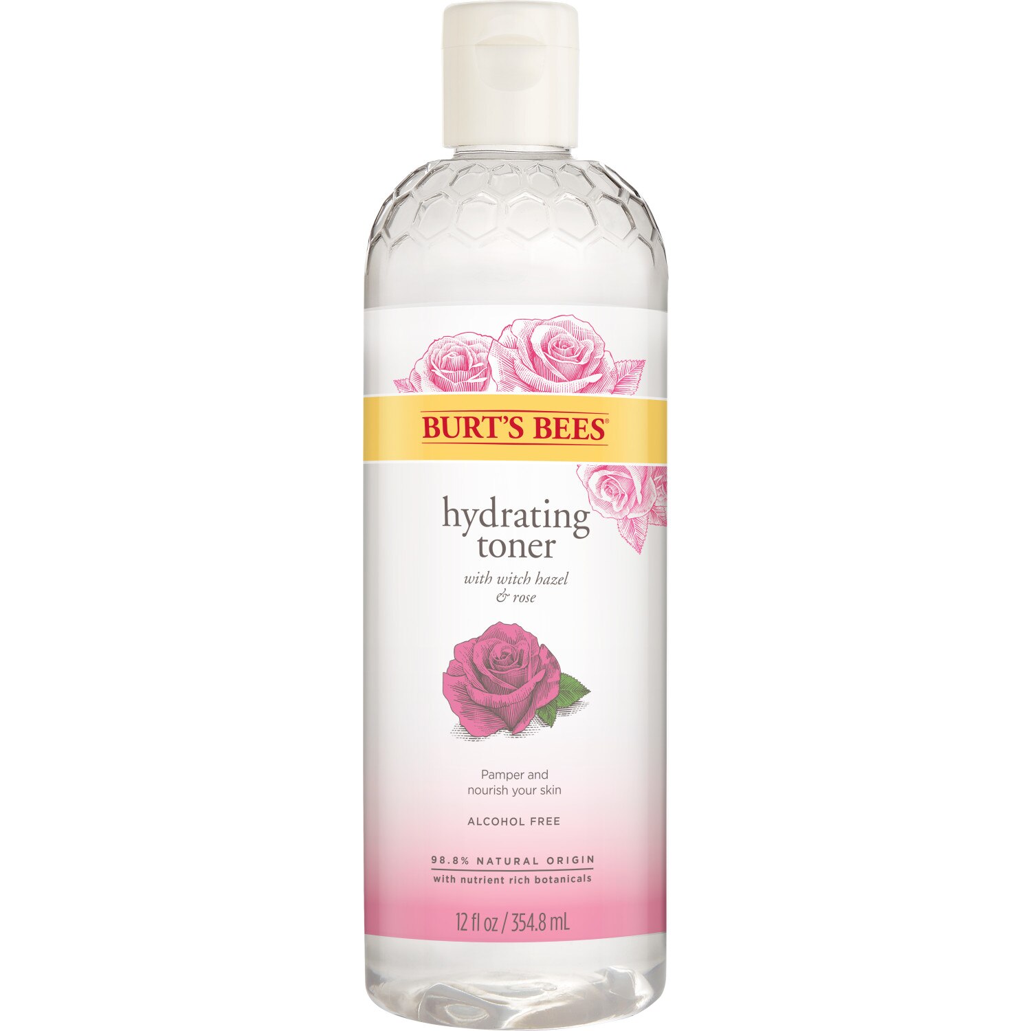 Burt's Bees Calming Toner With Witch Hazel & Rose, Fresh Floral Scent, 12 Oz , CVS