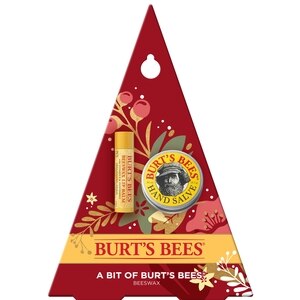 Burt's Bees A Bit of Burt's Bees Original Beeswax Lip Balm and Hand Salve Holiday Gift Set