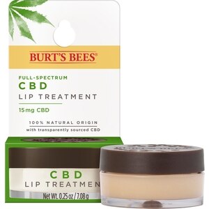 Burt's Bees Full-Spectrum CBD Lip Treatment Infused with 15mg Transparently Sourced CBD Oil, 0.25 OZ - State Restrictions Apply